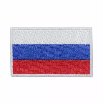 Термоаппликация 'Флаг России' 4*6,5см Hobby&amp;Pro