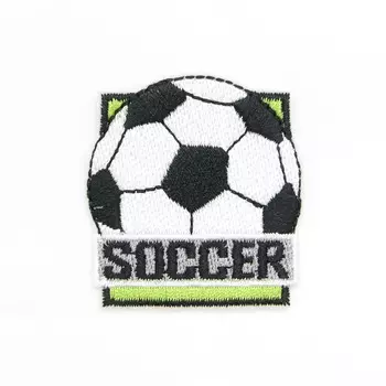 Термоаппликация 'Футбольный мяч 'Soccer', 4.3*4.5см, Hobby&amp;Pro