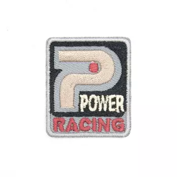 Термоаппликация 'Эмблема 'Power Racing', 3.3*4см, Hobby&amp;Pro