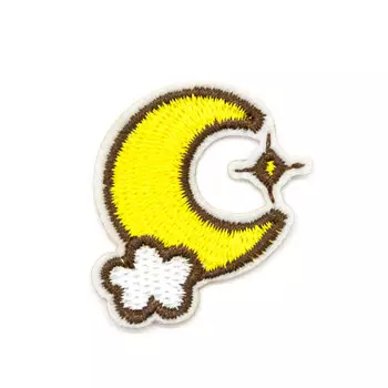 Термоаппликация 'Луна за облаком', 3*3,5см, Hobby&amp;Pro