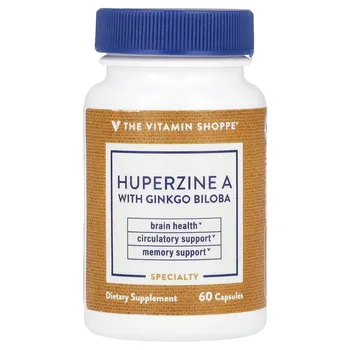 Гиперзин А с гинкго билоба, 60 капсул The Vitamin Shoppe