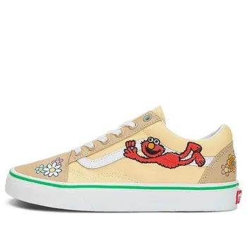 Кроссовки old skool sesame street natural 'yellow beige' Vans, желтый