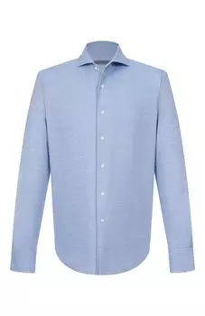 Сорочка из хлопка и кашемира Corneliani