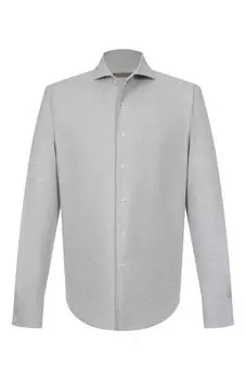 Сорочка из хлопка и кашемира Corneliani