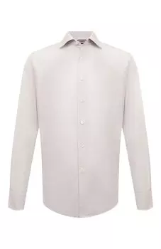 Сорочка из хлопка и льна Canali