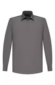 Сорочка из хлопка и шелка Zegna