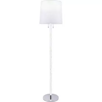Торшер напольный белый с абажуром Arte lamp A4048PN-1CC WASAT