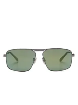 Balenciaga Eyewear солнцезащитные очки Tag 2.0 Navigator, черный
