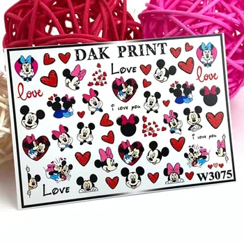 DAK PRINT Слайдер-дизайн для ногтей W3075
