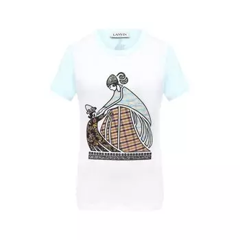 Хлопковая футболка Lanvin