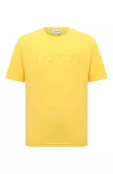 Хлопковая футболка Lanvin