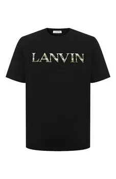 Хлопковая футболка Lanvin