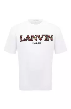 Хлопковая футболка Lanvin