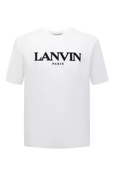 Хлопковая футболка Lanvin