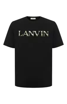 Хлопковая футболка Lanvin
