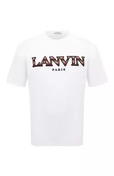 Хлопковая футболка Lanvin
