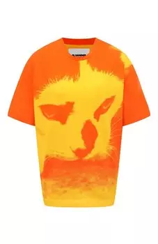 Хлопковая футболка Jil Sander