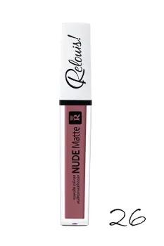 RELOUIS Помада губная жидкая матовая "Nude Matte" тон:26