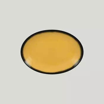 Блюдо овальное LEA Yellow 26см желтый RAK Porcelain | LENNOP26NY
