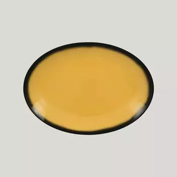 Блюдо овальное LEA Yellow 32см желтый RAK Porcelain | LENNOP32NY