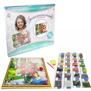 1TOY Алмазная мозаика Маки