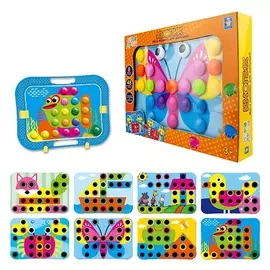 1TOY Мозаика для малышей Кнопик, 48 кнопочек