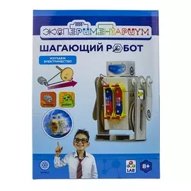 1TOY Набор для опытов Экспериментариум Шагающий робот