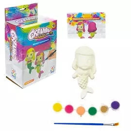 1TOY Набор для раскрашивания Сквиши Декор Русалочка