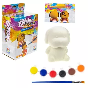 1TOY Набор для раскрашивания Сквиши Декор Щенок