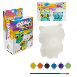 1TOY Набор для раскрашивания Сквиши Декор Совёнок