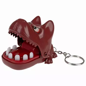 1TOY Настольная игра Собака-кусака Брелок