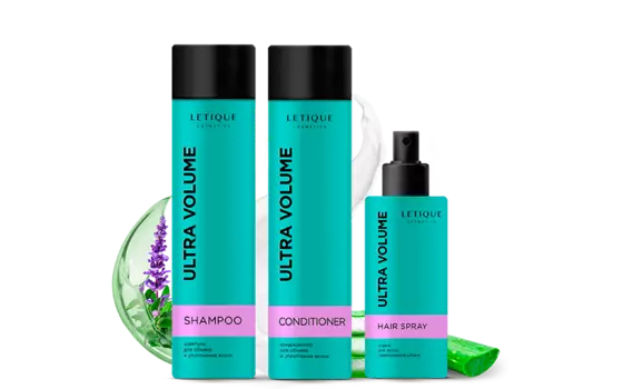 Letique ULTRA VOLUME PACK, 250 мл + 250 мл + 150 мл