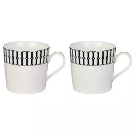 Набор кружек Macbeth bone porcelain Merlin 350 мл 2 шт