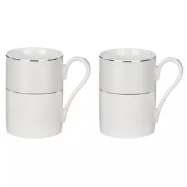 Набор кружек Macbeth bone porcelain Pearl 260 мл 2 шт