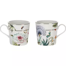 Набор кружек Macbeth bone porcelain Pipart разноцветных 2х350 мл