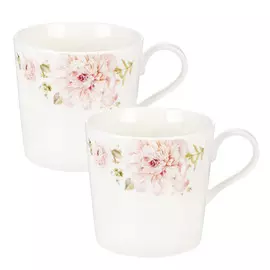 Набор кружек Macbeth bone porcelain Princess Emily 350 мл 2 шт
