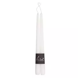 Набор Luz your senses Рустик из 2 свечей 30 см белый
