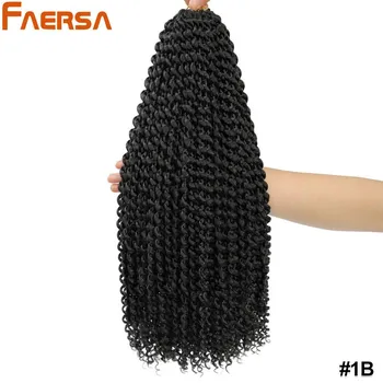 Passion Braiding Extension Афро Синтетические локоны Passion Twist Волосы Вязание крючком 18 дюймов Наращивание для чернокожих женщин Длинные волосы омбре 18 Inch