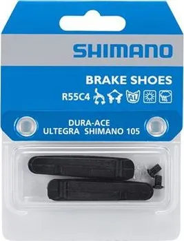 Тормозные вкладыши Shimano R55C4 для DURA-ACE, Ultegra, 105 (черный комплект 1 пара)