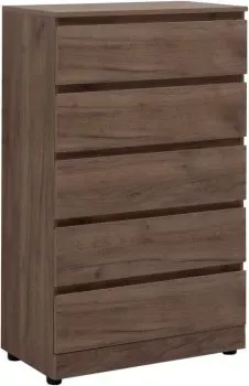 Комод Сканди 700х400х1137 5 ящ. цв. дуб крафт (302552)