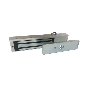 Замок электромагнитный AccordTec ML-180AS с герконом, накладной, 12В/24В, НО, сила удержания до 180 кг, серебристый