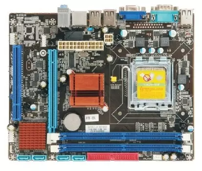 Материнская плата Esonic G41CRL3, Socket775, iG41, 2xDDR2, PCI-Ex16, 4SATA2, 5.1-ch, GLAN, VGA, mATX, Retail