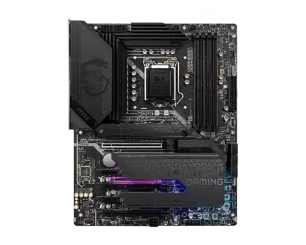 Материнская плата MSI MPG Z590 GAMING PLUS, Socket1200, Intel Z590, 4xDDR4, 3PCI-Ex16, 6SATA3, 7.1-ch, 2.5GLAN, 7 USB 3.2, 2 USB Type-C, HDMI, DP, ATX, Retail