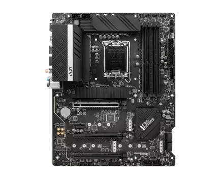 Материнская плата MSI PRO Z690-A WIFI DDR4, Socket1700, Intel Z690, 4xDDR4, 3PCI-Ex16, 6SATA3, 7.1-ch, 2.5GLAN, 7 USB 3.2, 2 USB Type-C, HDMI, DP, ATX, Retail
