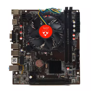 Материнская плата с процессором и кулером ZCZF H61B, Socket1155, Intel Core i3-2120, Intel H61, 2xDDR3, PCI-Ex16, 3SATA3, 5.1-ch, VGA, HDMI, mATX, Retail