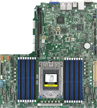 Материнская плата Supermicro H12SSW-INR, 1xSocket SP3, 16xDDR4, PCI-Ex16, 2xM.2-PCI-E, 16SATA3, 2GLAN, IPMI, 7xUSB 3.0, VGA, Proprietary, Retail (MBD-H12SSW-INR-O)