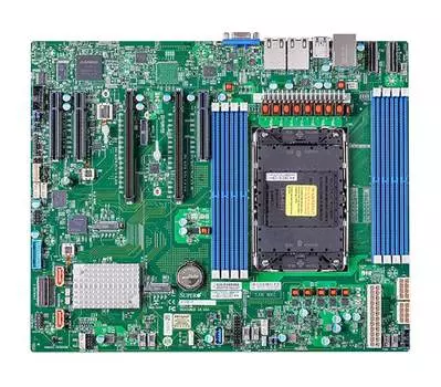 Материнская плата Supermicro X13SEI-F, 1xSocket LGA4677, iC741, 8xDDR5, 2PCI-Ex16, 3PCI-Ex8, 2xM.2-PCI-E, 10SATA3 RAID 0/1/5/10, 2xGLAN, IPMI, 2xUSB 2.0, VGA, E-ATX, Bulk (MBD-X13SEI-F-B)