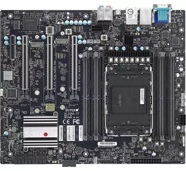 Материнская плата Supermicro X13SRA-TF, 1xSocket LGA4677, iW790, 8xDDR5, 3PCI-Ex16, 2xM.2-PCI-E, 6SATA3 RAID 0/1/5/10, 7.1-ch, GLAN, 10GLAN, IPMI, 2xUSB 2.0, VGA, CEB, Bulk (MBD-X13SRA-TF-B)