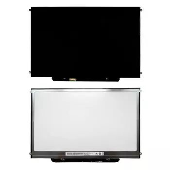Матрица для ноутбука 13.3" 1280x800 WXGA, 30 pin LVDS, Slim, LED, TN, крепления слева/справа (уши), глянцевая. PN: B133EW07 V.2 (TOP-WX-133L-SLR-S)