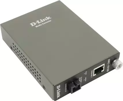 Медиаконвертер D-Link DMC-1910R 1G UTP в 1G SM Single Fiber (15km, 1xSC), ресивер